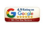 4.9 Star Google Rating